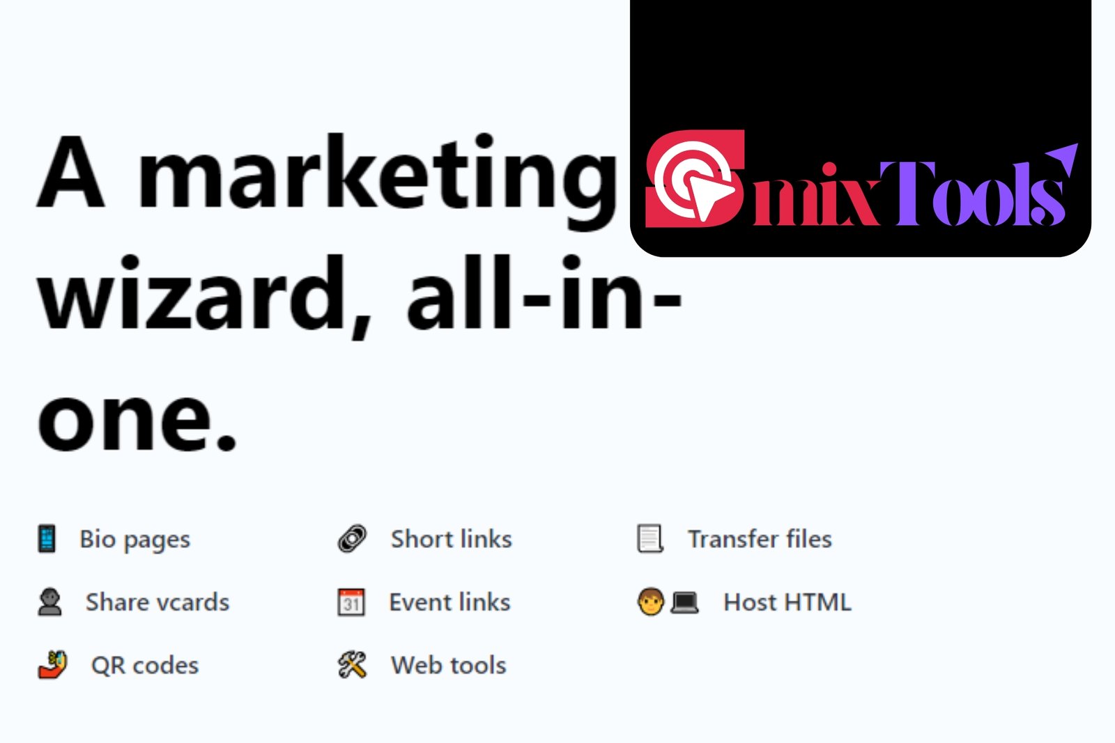 A modern and professional image illustrating the concept of digital tools for brand growth. At the center, a sleek laptop screen features a visually engaging bio link page, personalized with vibrant colors and branded icons.